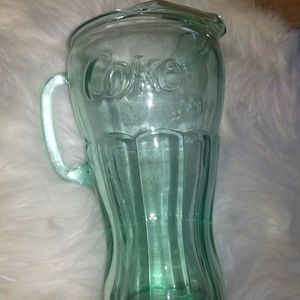 Glass Coke Pitcher